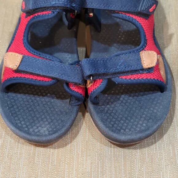 3/$20 Oshkosh BGosh Boys Tetris Play Sandal Adjustable Strap Boys Size 3 - Picture 7 of 9